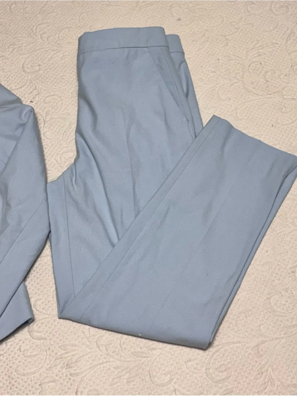 Light Blue women’s  Two-Piece Suit Blazer & Pants 2-4
